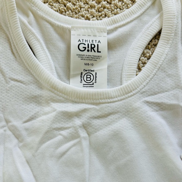 NWT - Athleta White Tank - Picture 4 of 4